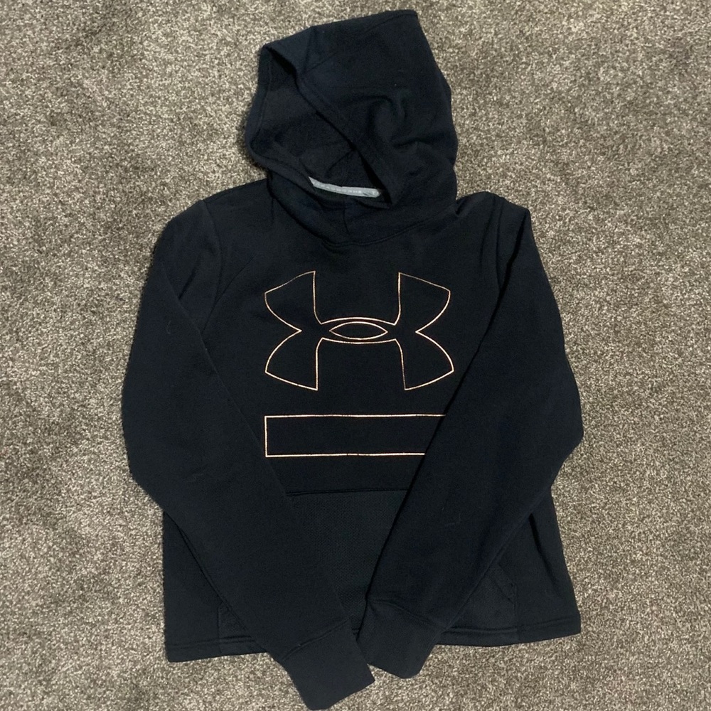 Under Armour Rose Gold Graphic Fleece Hoodie